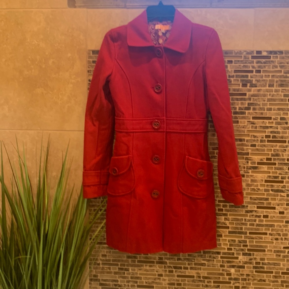 Anthropologie Tulle Coat